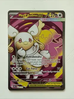 Mega Audino ex 253/217 Pokemon TCG Ascended Heroes Full Art - Image 1