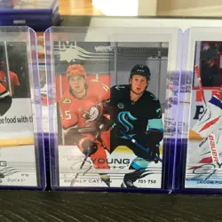 2025-26 Upper Deck Extended Series Young Guns COMPLETE SET #701-750 Top Loaded - Image 2