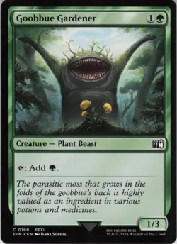 Goobbue Gardener C FINAL FANTASY 188 NM MTG - Image 1