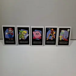 Set Of 5 Nintendo Character Cards Excellent Condition - Image 1