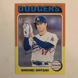 Topps 2024 Heritage Shohei Ohtani Los Angeles Dodgers #371 Base Set - Image 1