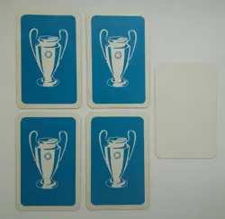 REAL MADRID - Set of 5 - 1970 Dutch Europa-cup Kwartet game card - Image 2