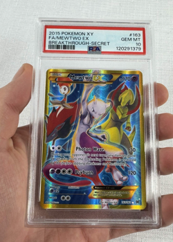 PSA 10 Mewtwo EX Full Art XY Breakthrough Secret Rare 2015 Pokemon Card - Image 3