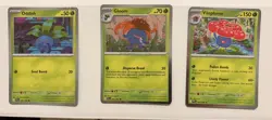 Oddish Gloom Vileplume COSMO HOLO New Phantasmal Flames Master Set Pokemon TCG - Image 1