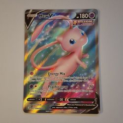 Pokemon TCG Mew V 250/264 Fusion Strike Holo Full Art Ultra Rare - Image 1