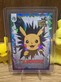 Pikachu Cosplay - Stephen King Horror 5 Card Set - Cracked Ice Holo - NM - Image 3
