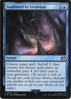 Swallowed by Leviathan U FINAL FANTASY 79 NM MTG - Image 1