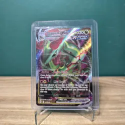 Pokemon TCG Rayquaza VMAX 111/203 Evolving Skies Ultra Rare Holo Full Art Dragon - Image 1