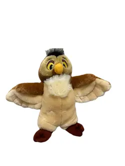 Walt Disney World Vintage 90's Winnie the Pooh Owl, 8.5" inch Plush Toy - Image 1