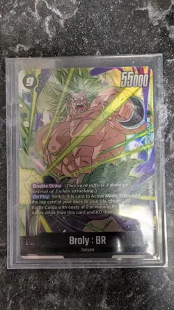 Broly: BR FB06-120 SCR Secret Rare Rivals Clash Dragon Ball Fusion World M/NM - Image 1