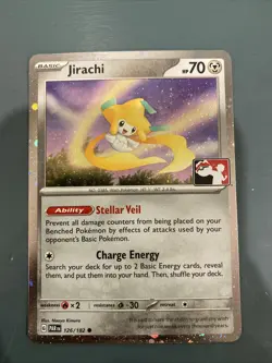 Jirachi 126/182 NM Cosmos Holo Play Stamp Prize Pack Series 5 - Image 1