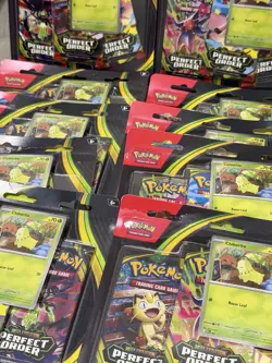 Lot Of (10) Perfect Order 3 Pack Blister [Chikorita] - ME03: Perfect Order - Image 3