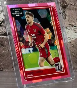 2025-26 Donruss FIFA Road to World Cup 26 Daniel James #3 Pink /45 - Image 2