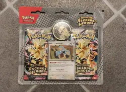 Pokemon Tcg Ascended Heroes Double Blister Collection 2 Pack Sealed Komala Promo - Image 2