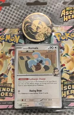 Pokemon Tcg Ascended Heroes Double Blister Collection 2 Pack Sealed Komala Promo - Image 4