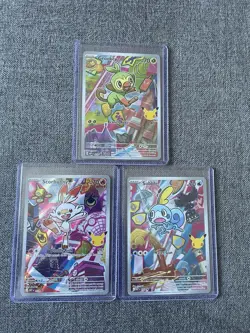 First Partner Illustration Collection Series 2 Galar Gen 8 Starters, Pack Fresh - Image 1