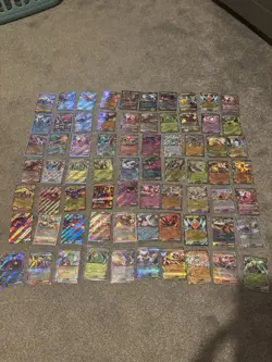 Pokemon Huge Mixed Bundle Of EX Cards In Korean Pack Fresh 70 total - Image 1