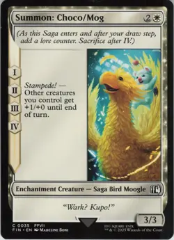 Summon: Choco/Mog C FINAL FANTASY 35 NM MTG - Image 1