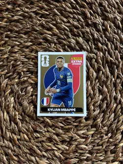 Kylian Mbappe Extra Sticker Gold Panini World Cup 2026 - Image 1
