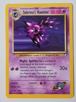 Pokemon TCG Sabrina's Haunter Gym Heroes 58/132 Regular - Image 1