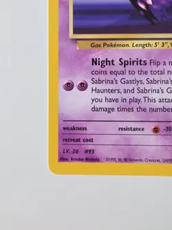 Pokemon TCG Sabrina's Haunter Gym Heroes 58/132 Regular - Image 3