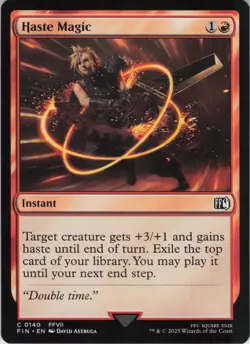 Haste Magic C FINAL FANTASY 140 NM MTG - Image 1