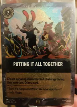 ZOOTOPIA 2 Lorcana 2025 CINEMARK Movie Promo CARD (new unopened) + MOANA - Image 2
