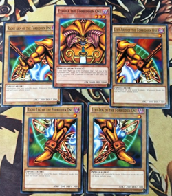 Yugioh: Exodia The Forbidden One - Full 5 Card Set - LDK2 Common Unlimited NM - Image 1