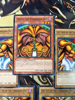 Yugioh: Exodia The Forbidden One - Full 5 Card Set - LDK2 Common Unlimited NM - Image 2