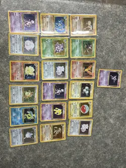 Vintage Pokemon Card Lot Wotc Holo Gyarados, Mewtwo, Moltres Etc! x19 LP-dmg - Image 1