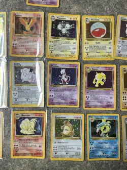 Vintage Pokemon Card Lot Wotc Holo Gyarados, Mewtwo, Moltres Etc! x19 LP-dmg - Image 3