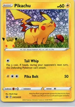 Pikachu - (General Mills) Holo Promo Miscellaneous Cards & Products SWSH039 NM - Image 1