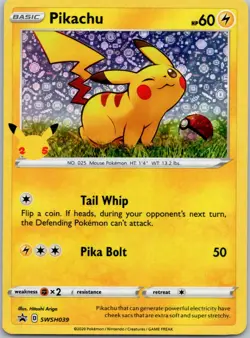 Pikachu - (General Mills) Holo Promo Miscellaneous Cards & Products SWSH039 NM - Image 1