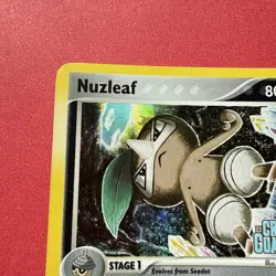 Nuzleaf 39/100 Crystal Guardians Reverse Holo Pokemon Card - Image 2