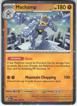 MACHAMP (COSMOS HOLO) 068/165 HOLO MISCELLANEOUS CARDS & PRODUCTS POKEMON NM - Image 1