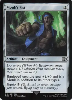 Monk's Fist C FINAL FANTASY 265 NM MTG - Image 1