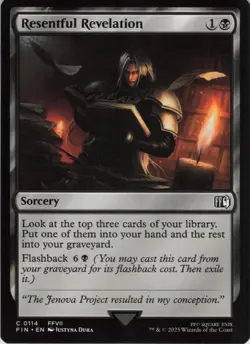 Resentful Revelation C FINAL FANTASY 114 NM MTG - Image 1