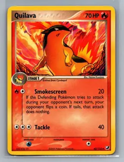 Quilava #45/115 Unseen Forces Vintage Pokemon Card - NM - Image 2