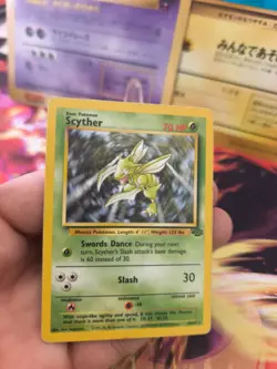 Pokemon Karte Card Scyther Sichlor Non Holo Jungle Dschungel Holo Wotc Exc - Image 2