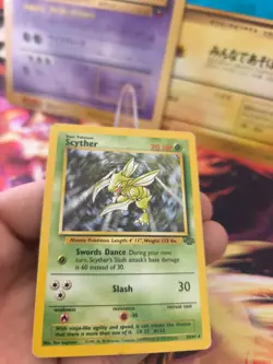 Pokemon Karte Card Scyther Sichlor Non Holo Jungle Dschungel Holo Wotc Exc - Image 3