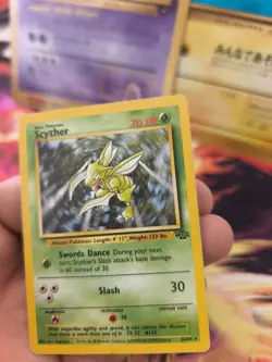 Pokemon Karte Card Scyther Sichlor Non Holo Jungle Dschungel Holo Wotc Exc - Image 4