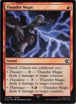 Thunder Magic C FINAL FANTASY 165 NM MTG - Image 1