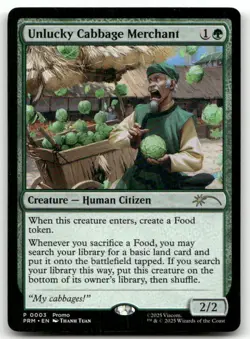 Unlucky Cabbage Merchant #3 (NM) Unique and Miscellaneous Promos UMP Magic MTG - Image 1