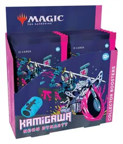 Magic The Gathering KAMIGAWA NEON DYNASTY Collector Booster Box Sealed - Image 3