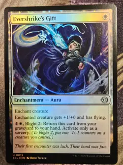 Evershrike's Gift 15 Uncommon Lorwyn Eclipsed Magic: The Gathering Foil NM - Image 1
