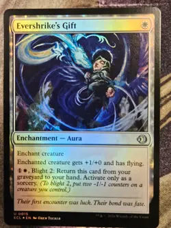 Evershrike's Gift 15 Uncommon Lorwyn Eclipsed Magic: The Gathering Foil NM - Image 1