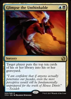 Moderatly Played, English - 1 x MTG Glimpse the Unthinkable Iconic Masters - Image 1