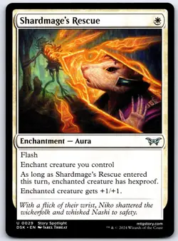 Shardmage's Rescue 29 UC Duskmourn: House of Horror Magic: The Gathering NM/M - Image 1