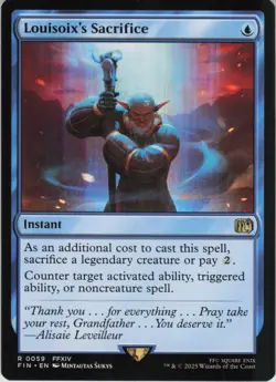 Louisoix's Sacrifice R FINAL FANTASY 59 NM MTG - Image 1