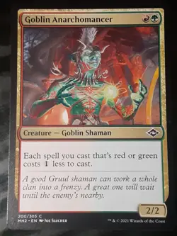 Goblin Anarchomancer , Modern H 2 , NM , MTG, FREE SHIPPING - Image 1